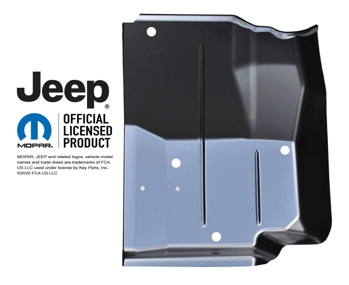 Front Floor Pan Driver Side for 87-95 Jeep Wrangler YJ (Key Parts